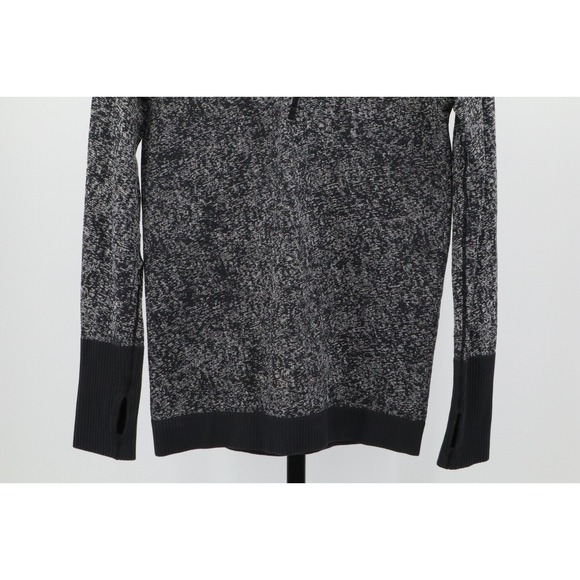Lululemon Womens Rest Less 1/2 Zip Athletic Pullover Mock Neck Gray Size Medium - Picture 5 of 7
